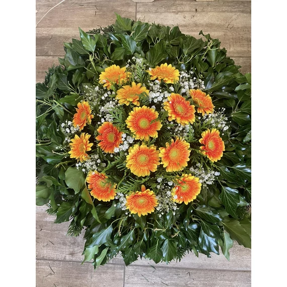 Gerbera Koszorú Ø60cm (narancssárga)