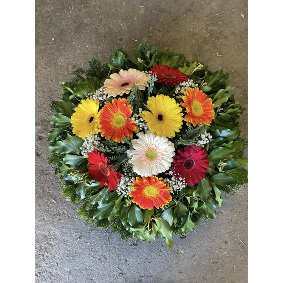 Gerbera Koszorú Ø60cm (vegyes)